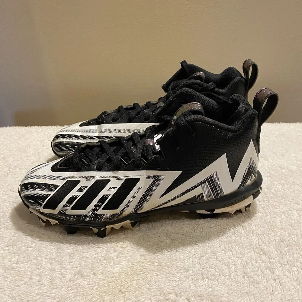 Adidas Freak Spark‎ Football Cleats Shoes Mens 4 White/Black Molded YYA606001